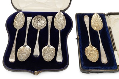 Lot 668 - Four George III silver old English pattern...