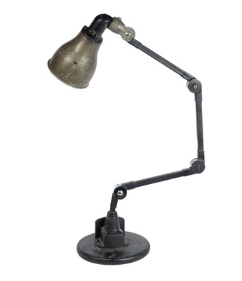 Lot 166 - A mid-20th century articulated industrial table lamp