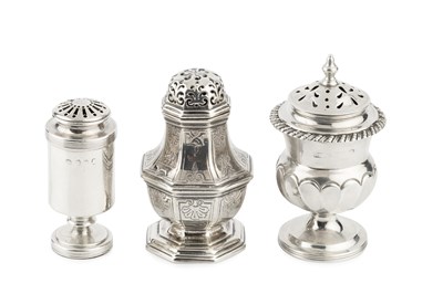 Lot 687 - An early Victorian silver spice box, of...