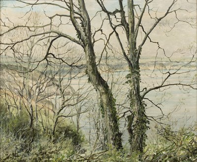 Lot 224 - Mervyn Goode (b.1948) 'Autumnal scene', oil on...