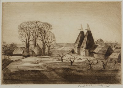 Lot 152 - Rowland Hilder (1905-1993) 'Early morning...