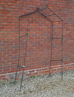 Lot 1178 - An old wrought iron rose arch