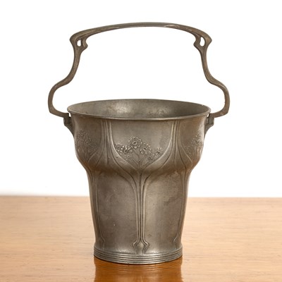 Lot 464 - Orivit pewter, Art Nouveau style basket,...