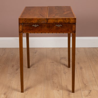 Lot 187 - A George III dressing table
