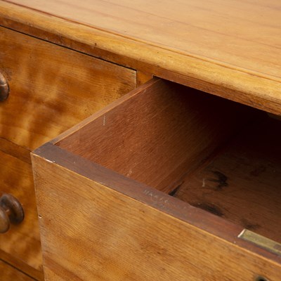 Lot 90 - Heal & Son satin birch, chest of drawers,...