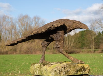 Lot 1247 - Clare Trenchard  (Contemporary School) (British), a stalking raven