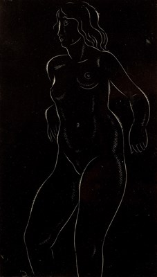 Lot 157 - Eric Gill (1882-1940) two female nudes from...