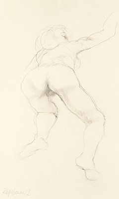 Lot 142 - Ralph Brown (1928-2013) Nude from Behind, 1982...