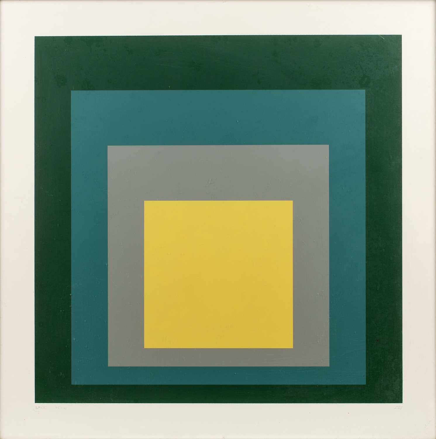 Lot 142 - Josef Albers (1888-1976) 'SP-VI', screenprint,...