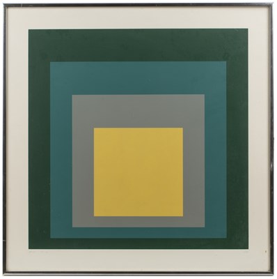 Lot 142 - Josef Albers (1888-1976) 'SP-VI', screenprint,...