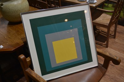 Lot 142 - Josef Albers (1888-1976) 'SP-VI', screenprint,...