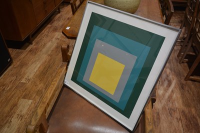 Lot 142 - Josef Albers (1888-1976) 'SP-VI', screenprint,...