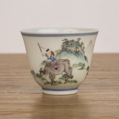 Lot 93 - Doucai porcelain small tea bowl Chinese...