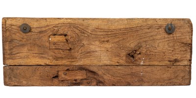 Lot 323 - An Indian carved wood panel