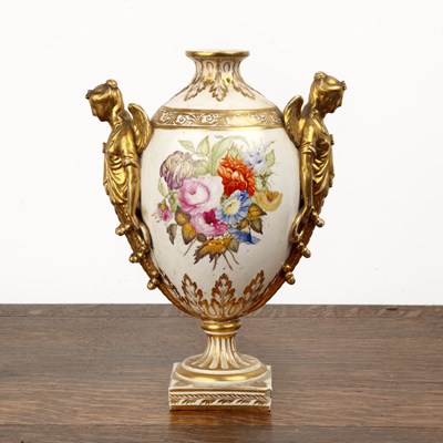 Lot 415 - Bloor Derby porcelain vase of classical form,...