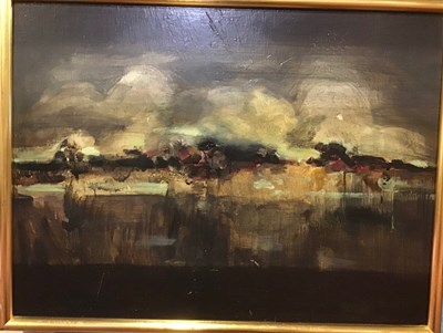 Lot 244 - Bergin (20th century) River landscape, signed,...