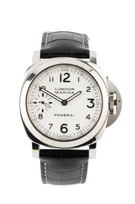 Lot 431 - A gentleman's Panerai Luminor Marina automatic...