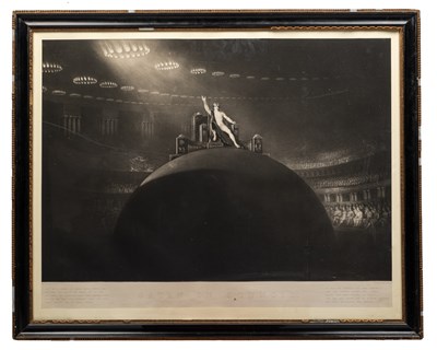 Lot 73 - John Martin (British 1789-1854), 'Satan in Council'