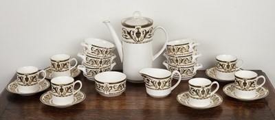 Lot 442 - Royal Worcester Windsor pattern coffee set...