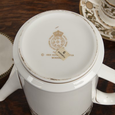 Lot 442 - Royal Worcester Windsor pattern coffee set...