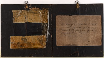 Lot 129 - Two miniature oil portraits 'Pietro Testa' and...