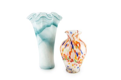 Lot 758 - Art Glass Vases Handmade and mouth-blown 42cm...