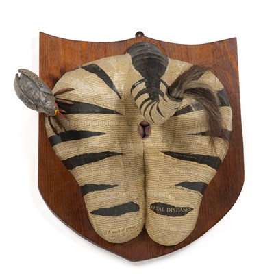 Lot 133 - David Farrer (b.1968) 'Zebra bottom with...