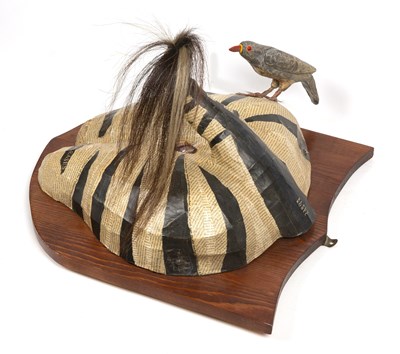 Lot 133 - David Farrer (b.1968) 'Zebra bottom with...