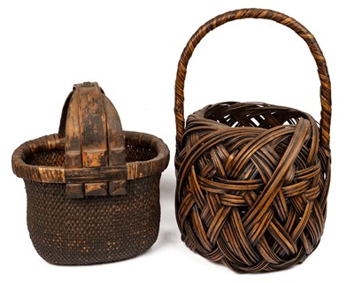 Lot 1122 - Two Japanese baskets