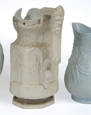 Lot 36 - Four salt-glazed jugs