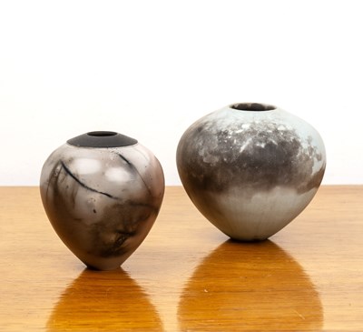 Lot 407 - Christine Gittins (b.1948) two smoke-fired...