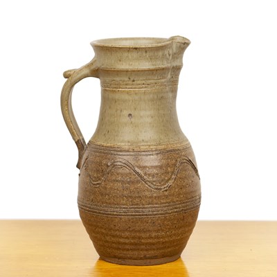 Lot 408 - 20th Century English School studio pottery jug,...