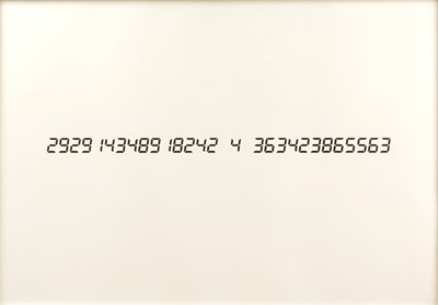 Lot 240 - Tatsuo Miyajima (b.1957) 'Life face' three...