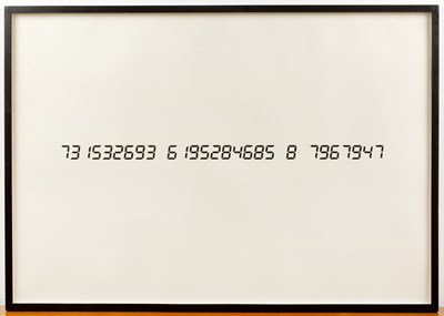 Lot 240 - Tatsuo Miyajima (b.1957) 'Life face' three...