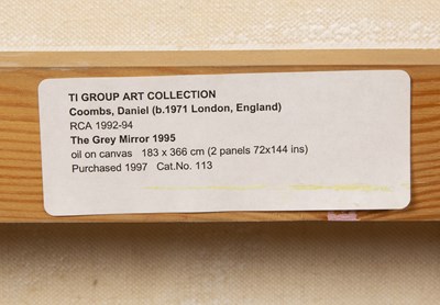 Lot 254 - Daniel Coombs (b.1971) 'The Grey Mirror', oil...