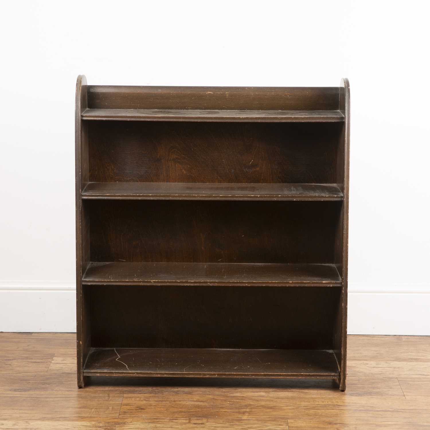 Lot 39 - Remploy Furniture stained wood, open bookcase...