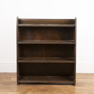 Lot 39 - Remploy Furniture  stained wood, open bookcase...