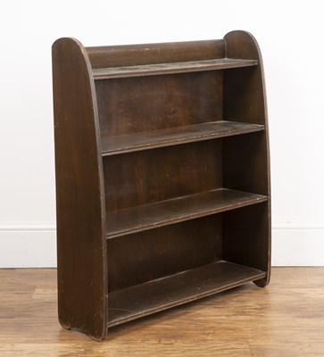 Lot 39 - Remploy Furniture stained wood, open bookcase...