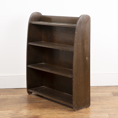 Lot 39 - Remploy Furniture stained wood, open bookcase...