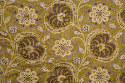 Lot 136 - A pair of unlined curtains