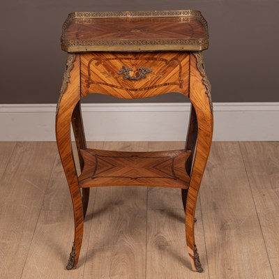 Lot 307 - A French Rococo style occasional table