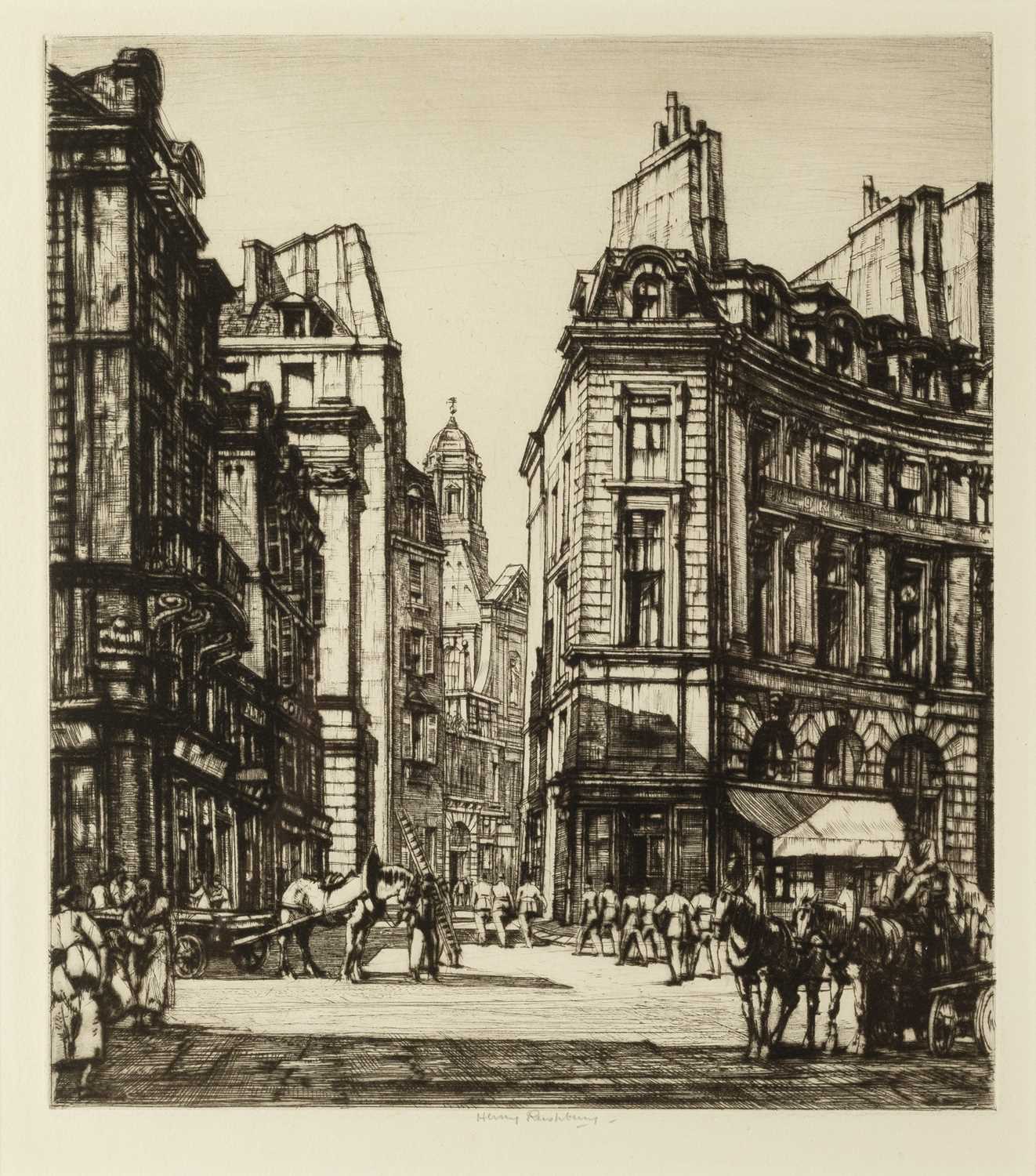 Lot 196 - Henry Rushbury (1889-1968) Place des Victoires,...