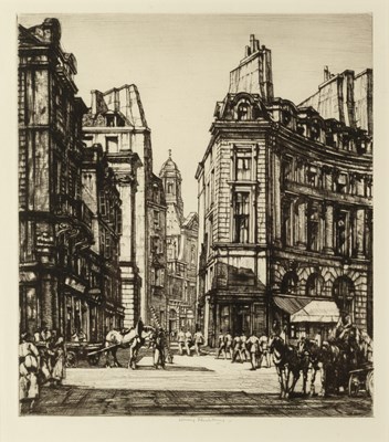 Lot 196 - Henry Rushbury (1889-1968) Place des Victoires,...