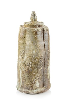 Lot 640 - Hans Vangsø (b.1950) Lidded jar wood-fired...