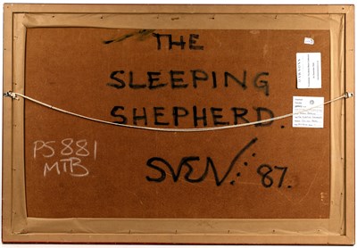Lot 391 - Sven Berlin (1911-1999) The Sleeping Shepherd,...