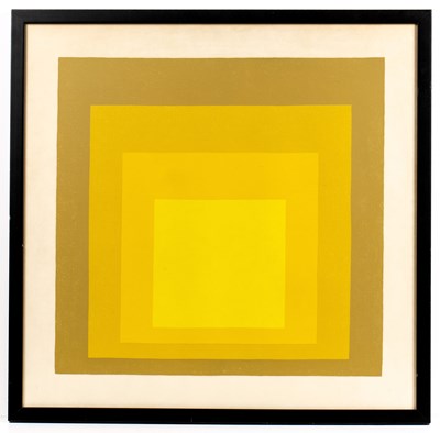 Lot 27 - Josef Albers (1888-1976) Departing in Yellow...