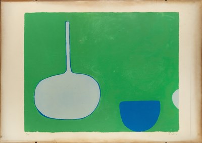 Lot 76 - William Scott (1913-1989) Bottle and Bowl,...