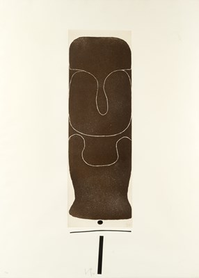 Lot 1 - Victor Pasmore (1908-1998) Brown Image, 1974...