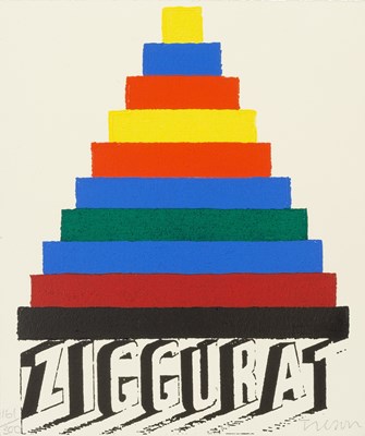 Lot 359 - Joe Tilson (1928-2023) Ziggurat 161/300,...