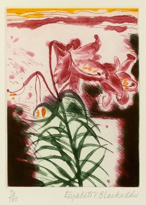 Lot 226 - Elizabeth Blackadder (1931-2021) Lily 76/100,...